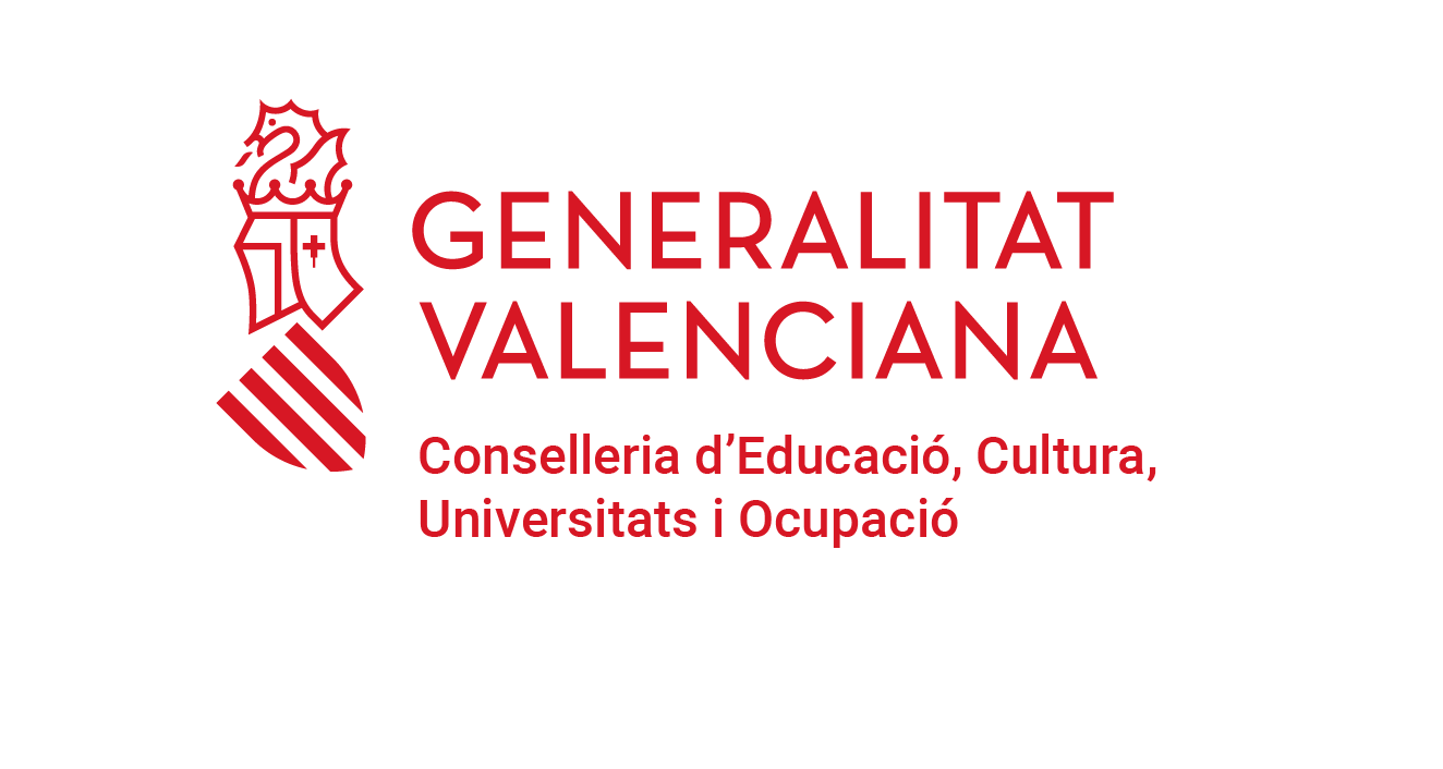 Logo Conselleria d'Ecucació, Cultura, Universitats i Ocupació - Generalitat Valenciana